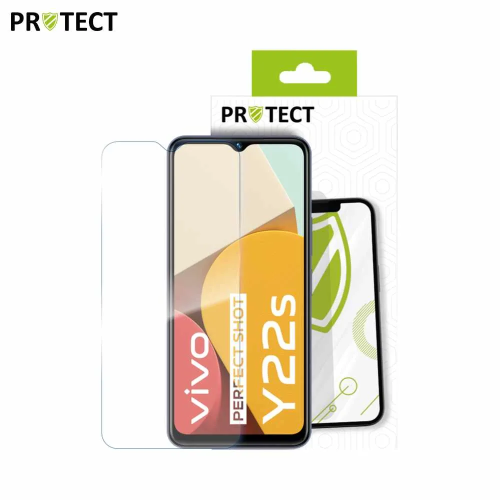 Verre Trempé Classique PROTECT pour Vivo Y22s Transparent — vue 2