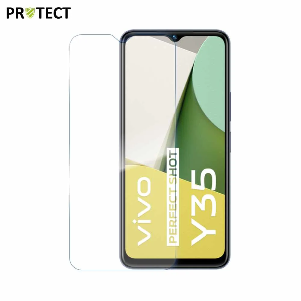 Verre Trempé Classique PROTECT pour Vivo Y35 Transparent