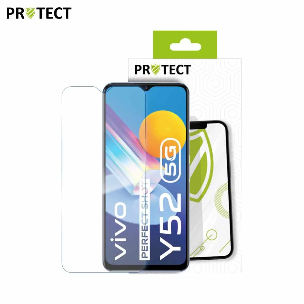 Verre Trempé Classique PROTECT pour Vivo Y52 5G Transparent — vue 2