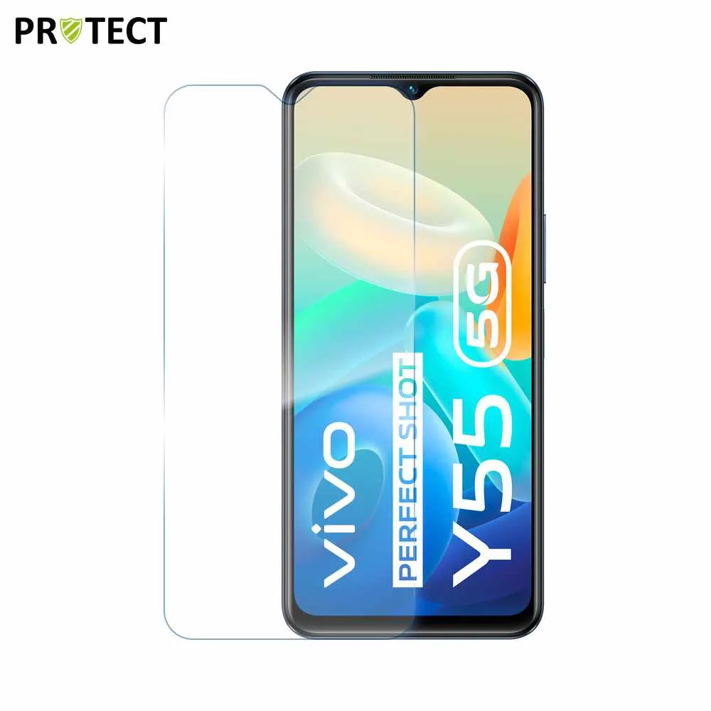 Verre Trempé Classique PROTECT pour Vivo Y55 5G Transparent