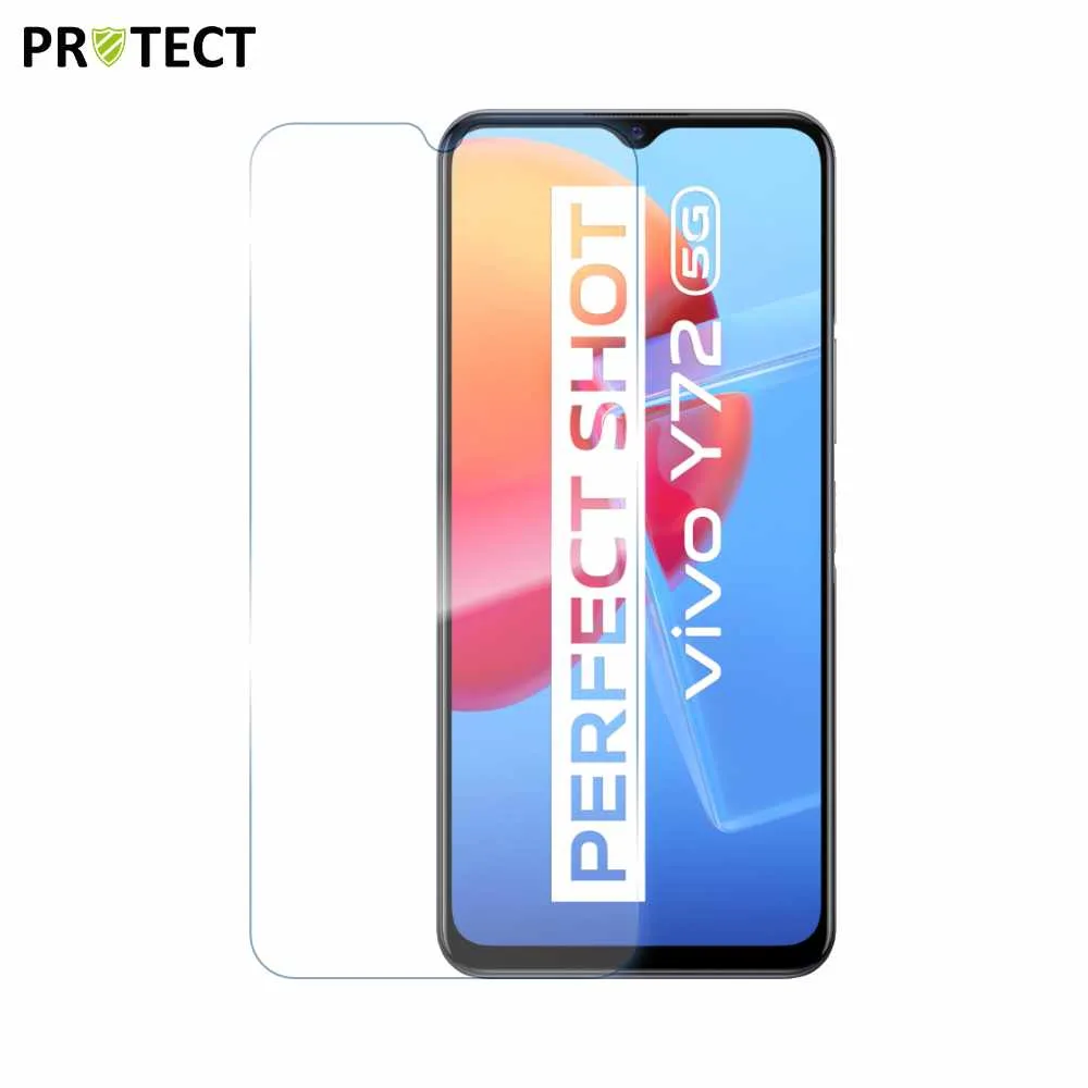 Verre Trempé Classique PROTECT pour Vivo Y72 5G Transparent