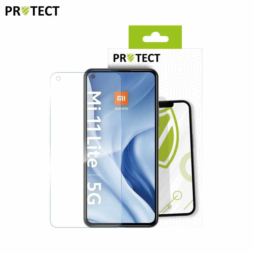 Verre Trempé Classique PROTECT pour Xiaomi Mi 11 Lite 4G & 5G Transparent — vue 2