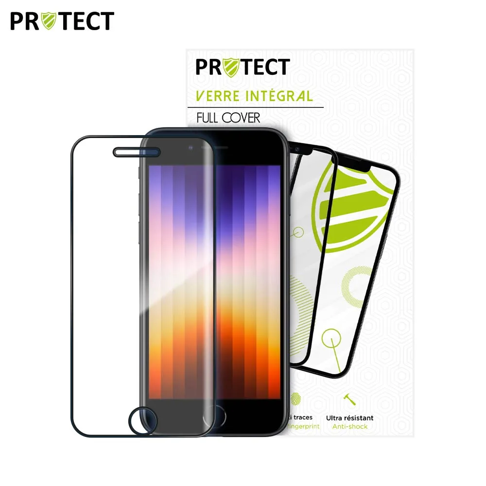 Verre Trempé Intégral PROTECT pour Apple iPhone SE 2 & SE 3 Noir — vue 2