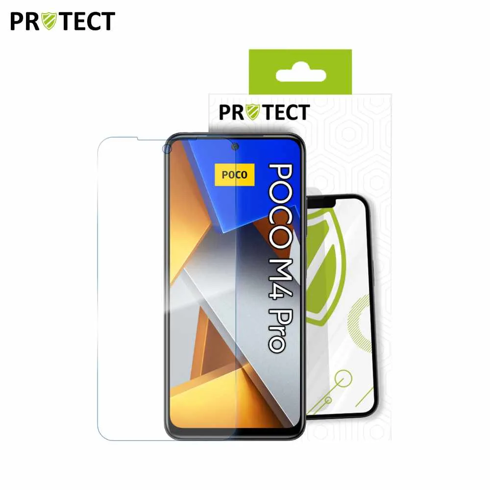 Verre Trempé Classique PROTECT pour Xiaomi Poco M4 Pro 4G Transparent