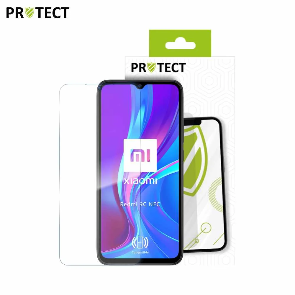 Verre Trempé Classique PROTECT pour Xiaomi Redmi 9C NFC Transparent — vue 2