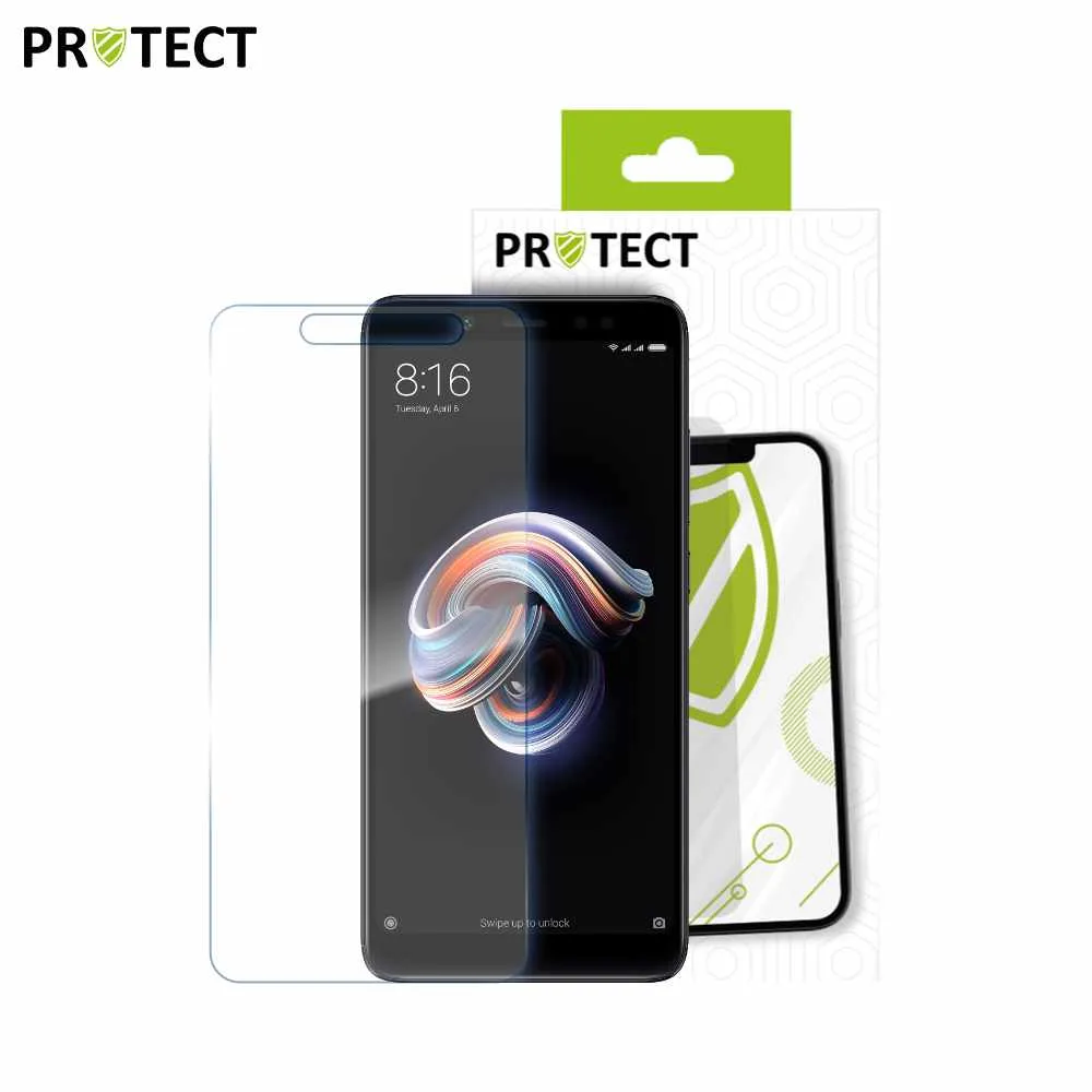 Verre Trempé Classique PROTECT pour Xiaomi Redmi Note 5 Transparent — vue 2