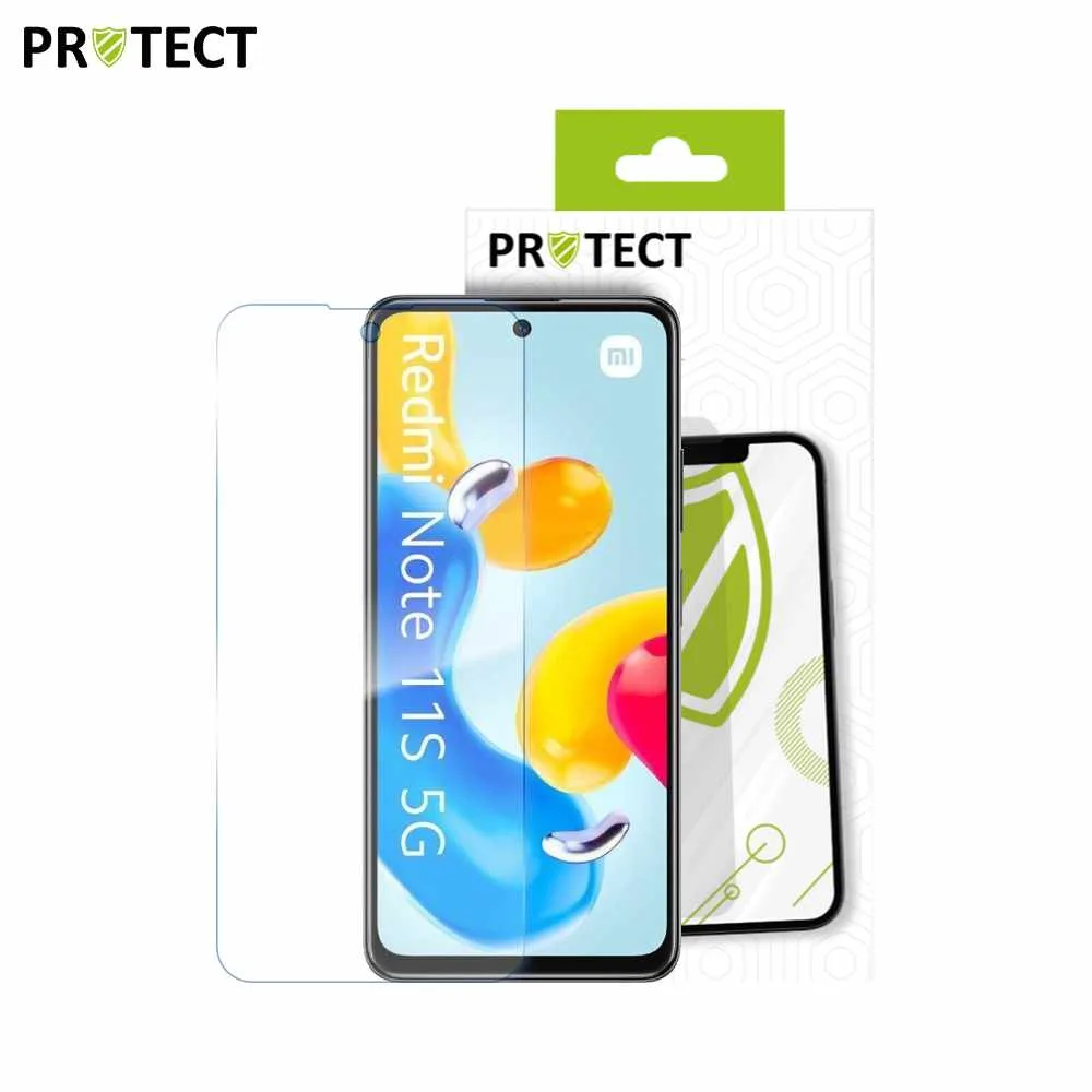 Verre Trempé Classique PROTECT pour Xiaomi Redmi Note 11S 5G Transparent — vue 2