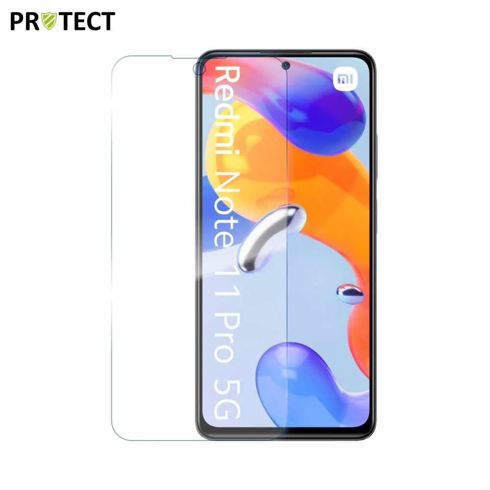 Verre Trempé Classique PROTECT pour Xiaomi Redmi Note 11 Pro 4G & 11 Pro 5G Transparent