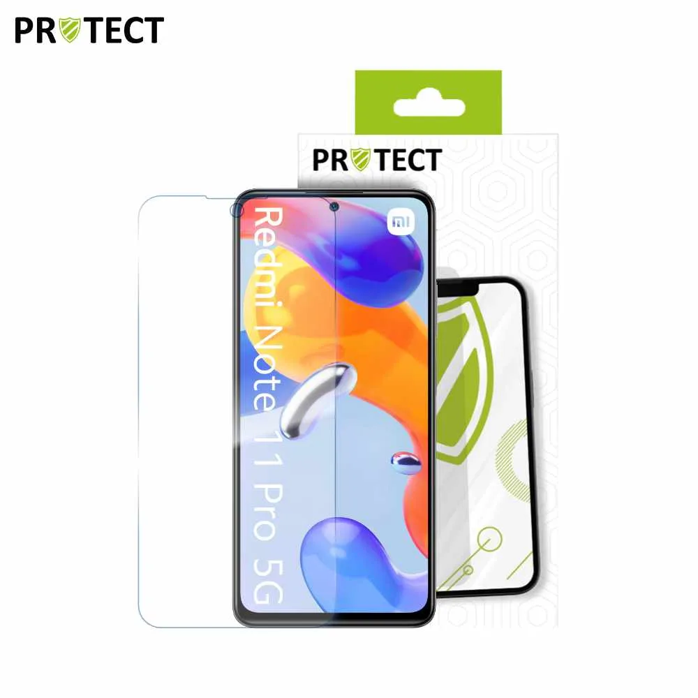 Verre Trempé Classique PROTECT pour Xiaomi Redmi Note 11 Pro 4G & 11 Pro 5G Transparent — vue 2