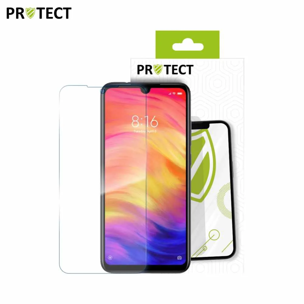 Verre Trempé Classique PROTECT pour Xiaomi Redmi Note 7, Note 7 Pro & 7 Transparent — vue 2