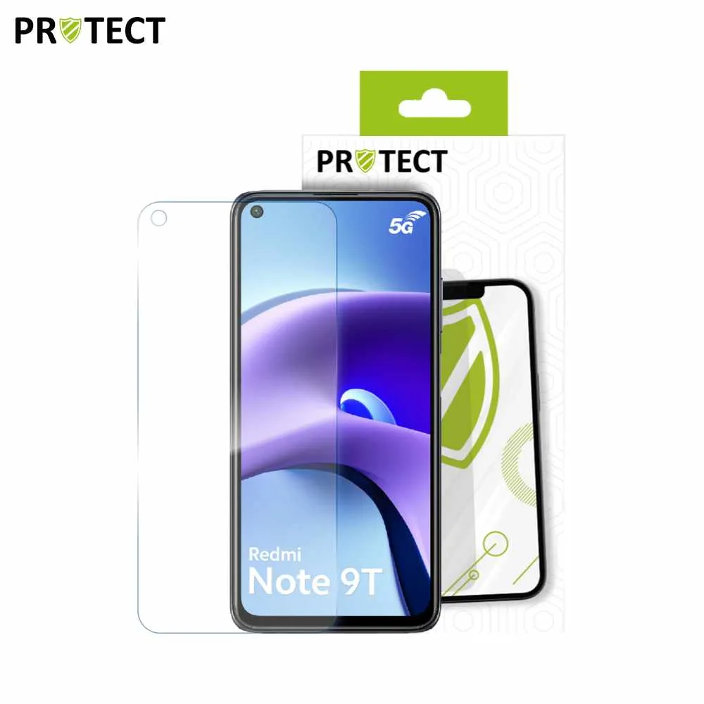 Verre Trempé Classique PROTECT pour Xiaomi Redmi Note 9T Transparent — vue 2
