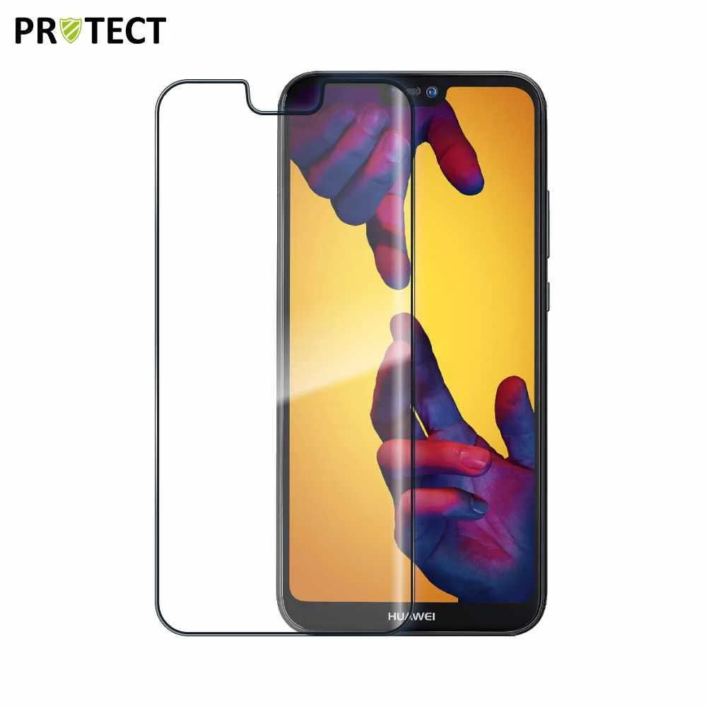 Verre Trempé Intégral PROTECT pour Huawei P20 Lite Noir