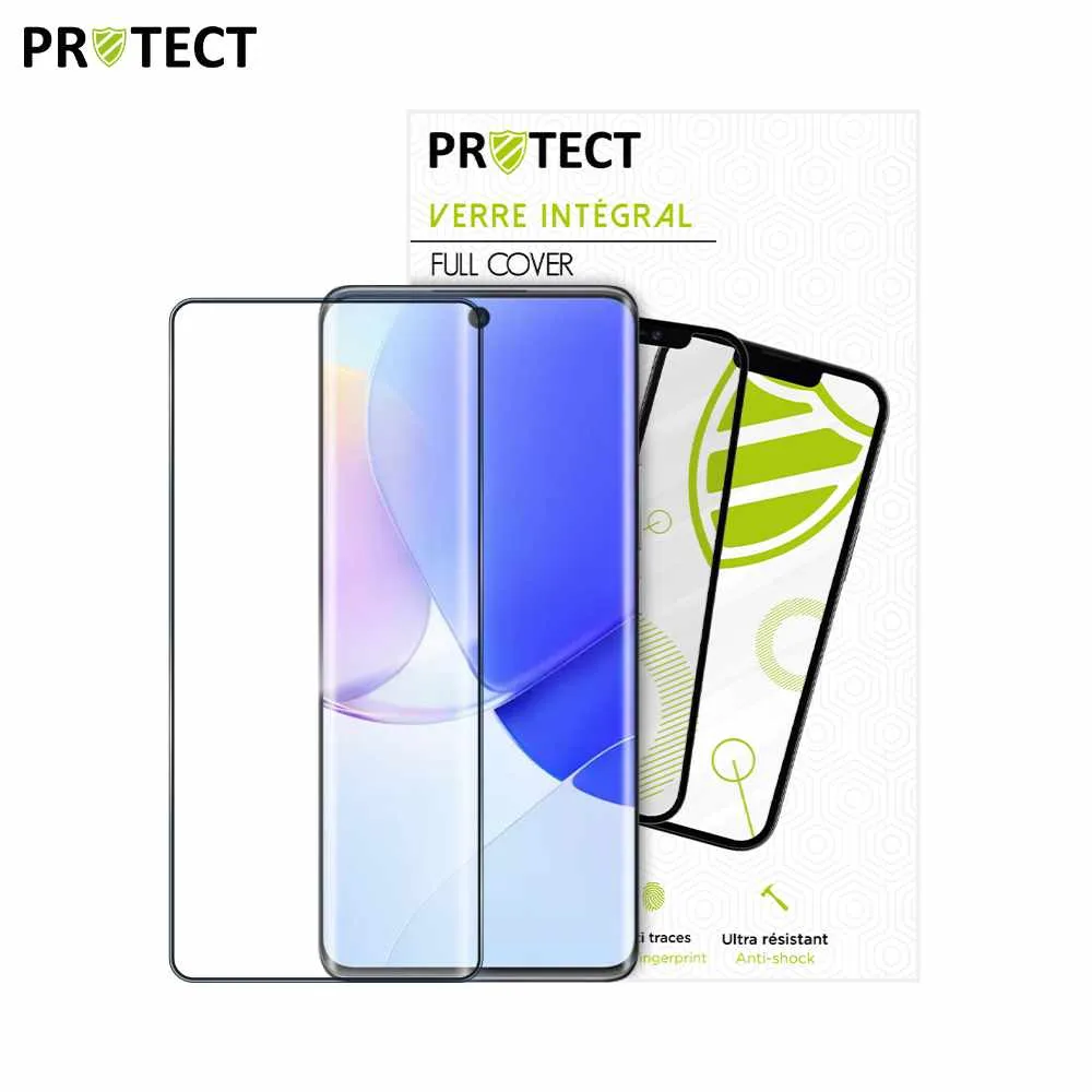 Verre Trempé Intégral PROTECT pour Huawei Nova 9 Noir — vue 2