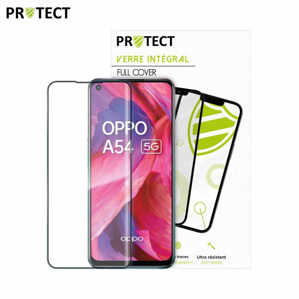 Verre Trempé Intégral PROTECT pour OPPO A74 5G & A54 5G Noir — vue 2