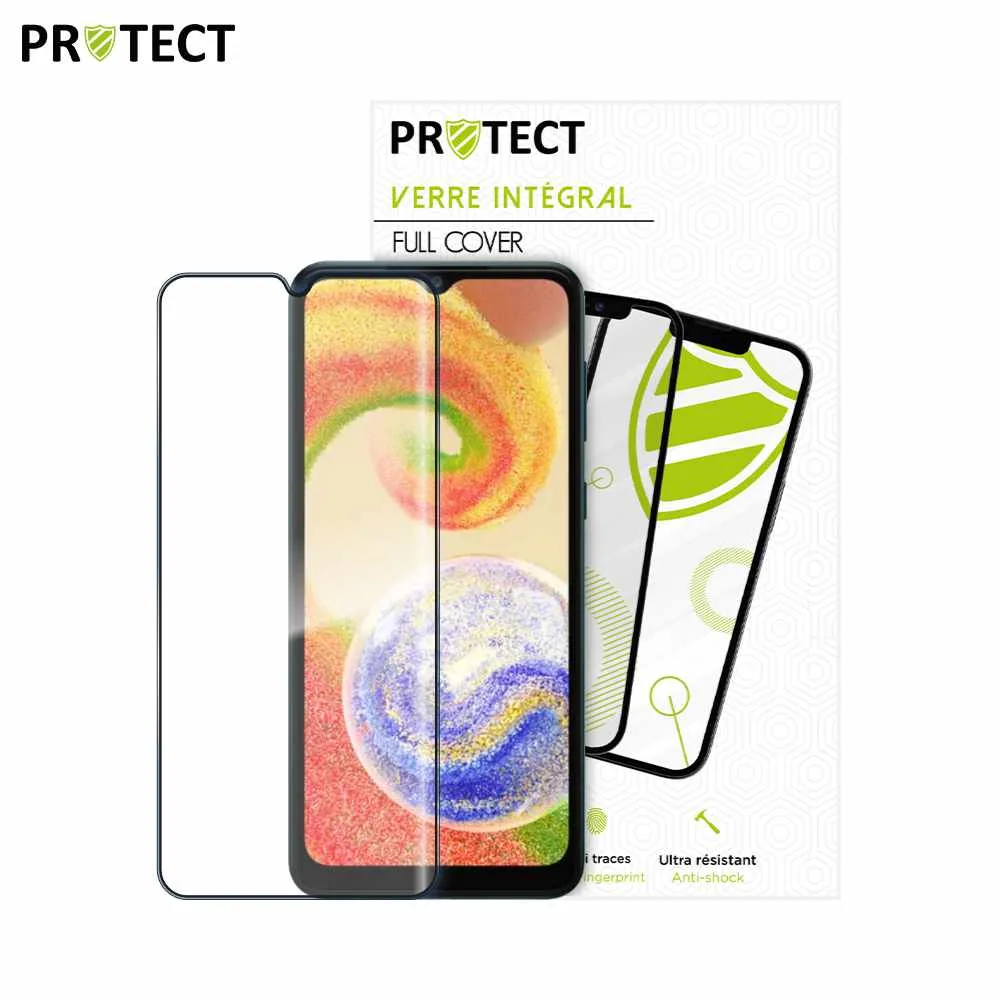 Verre Trempé Intégral PROTECT pour Samsung Galaxy A04 A045 Noir — vue 2