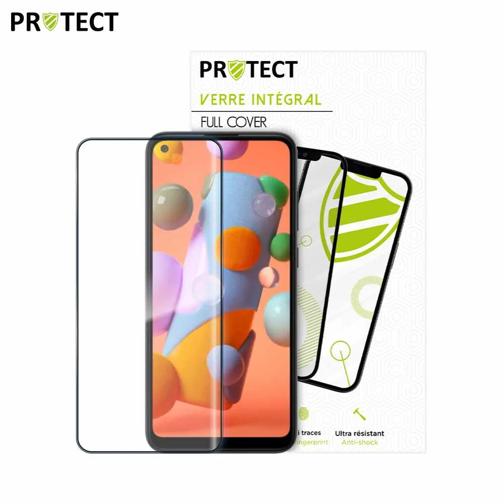 Verre Trempé Intégral PROTECT pour Samsung Galaxy A11 A115 Noir — vue 2