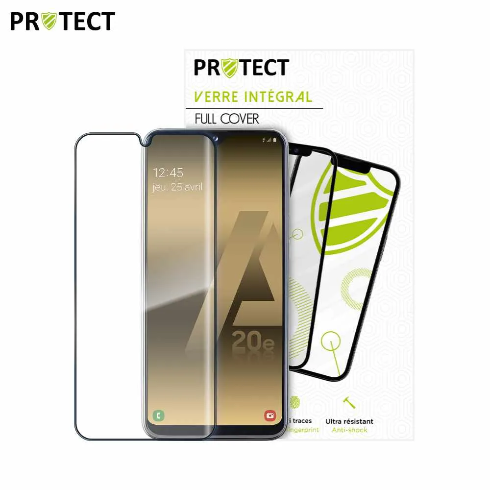 Verre Trempé Intégral PROTECT pour Samsung Galaxy A20e A202 Noir — vue 2