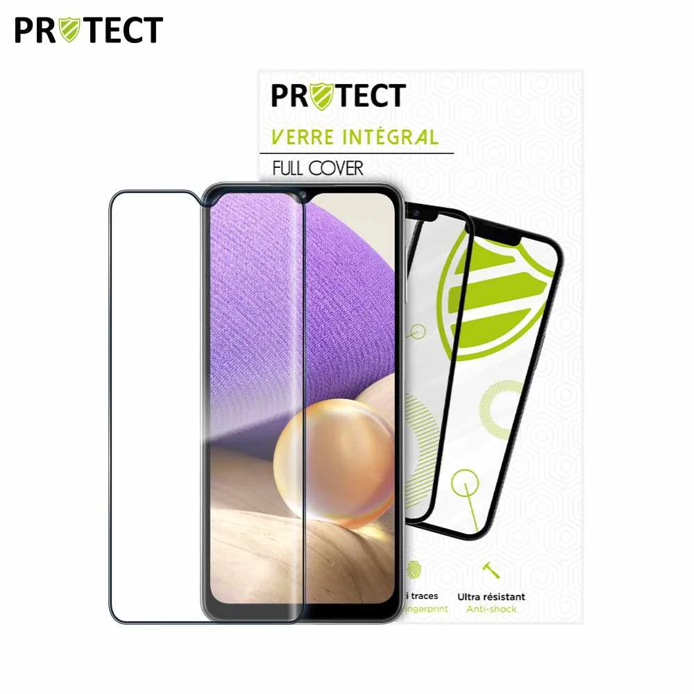 Verre Trempé Intégral PROTECT pour Samsung Galaxy A32 5G A326 Noir — vue 2