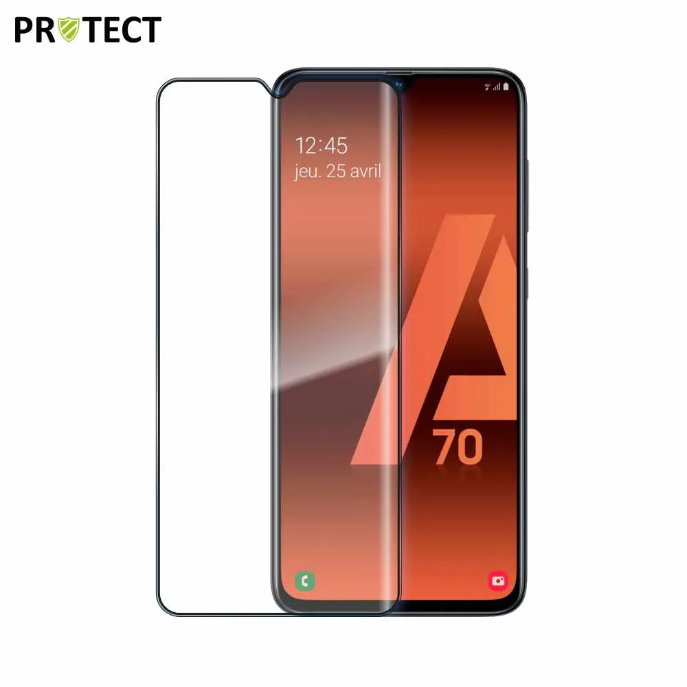 Verre Trempé Intégral PROTECT Samsung Galaxy A70 Noir