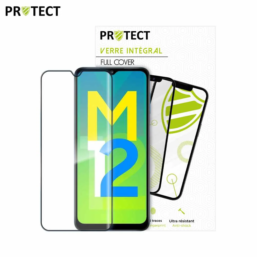 Verre Trempé Intégral PROTECT pour Samsung Galaxy M12 M127 Noir — vue 2