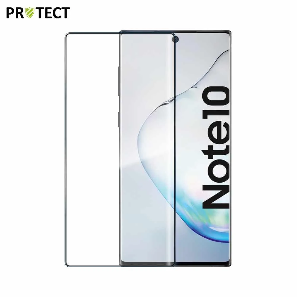 Verre Trempé Intégral PROTECT pour Samsung Galaxy Note 10 N970 Noir