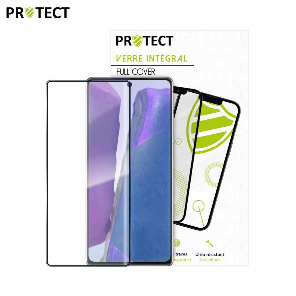 Verre Trempé Intégral PROTECT pour Samsung Galaxy Note 20 5G N981 & Note 20 N980 Noir — vue 2