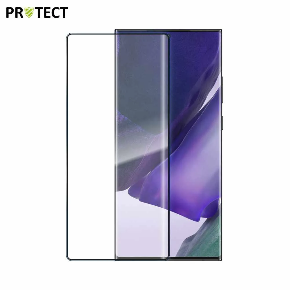 Verre Trempé Intégral PROTECT pour Samsung Galaxy Note 20 Ultra 5G N986 & Note 20 Ultra N985 Noir