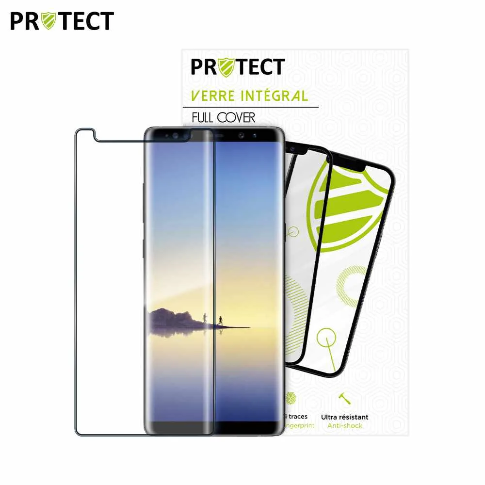 Verre Trempé Intégral PROTECT pour Samsung Galaxy Note 8 N950 Noir — vue 2