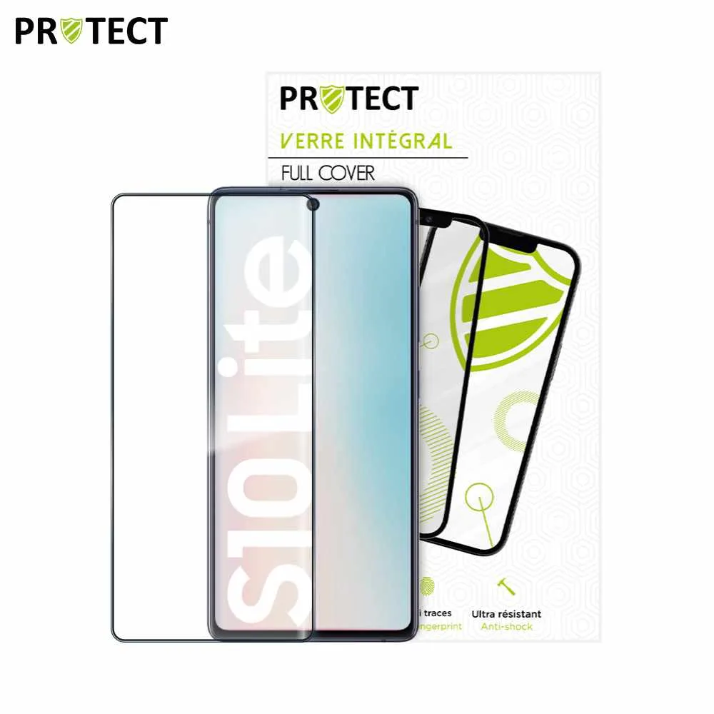 Verre Trempé Intégral PROTECT pour Samsung Galaxy S10 Lite G770 Noir — vue 2