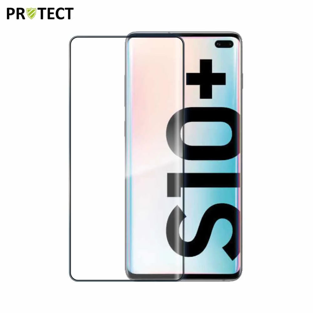 Verre Trempé Intégral PROTECT Samsung Galaxy S10 Plus Noir