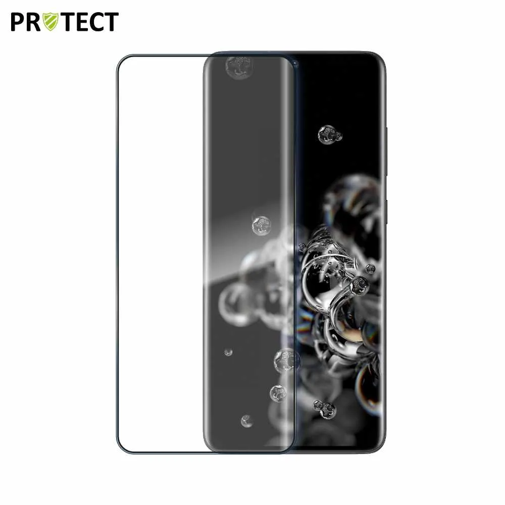 Verre Trempé Intégral PROTECT pour Samsung Galaxy S20 Ultra G988 Noir
