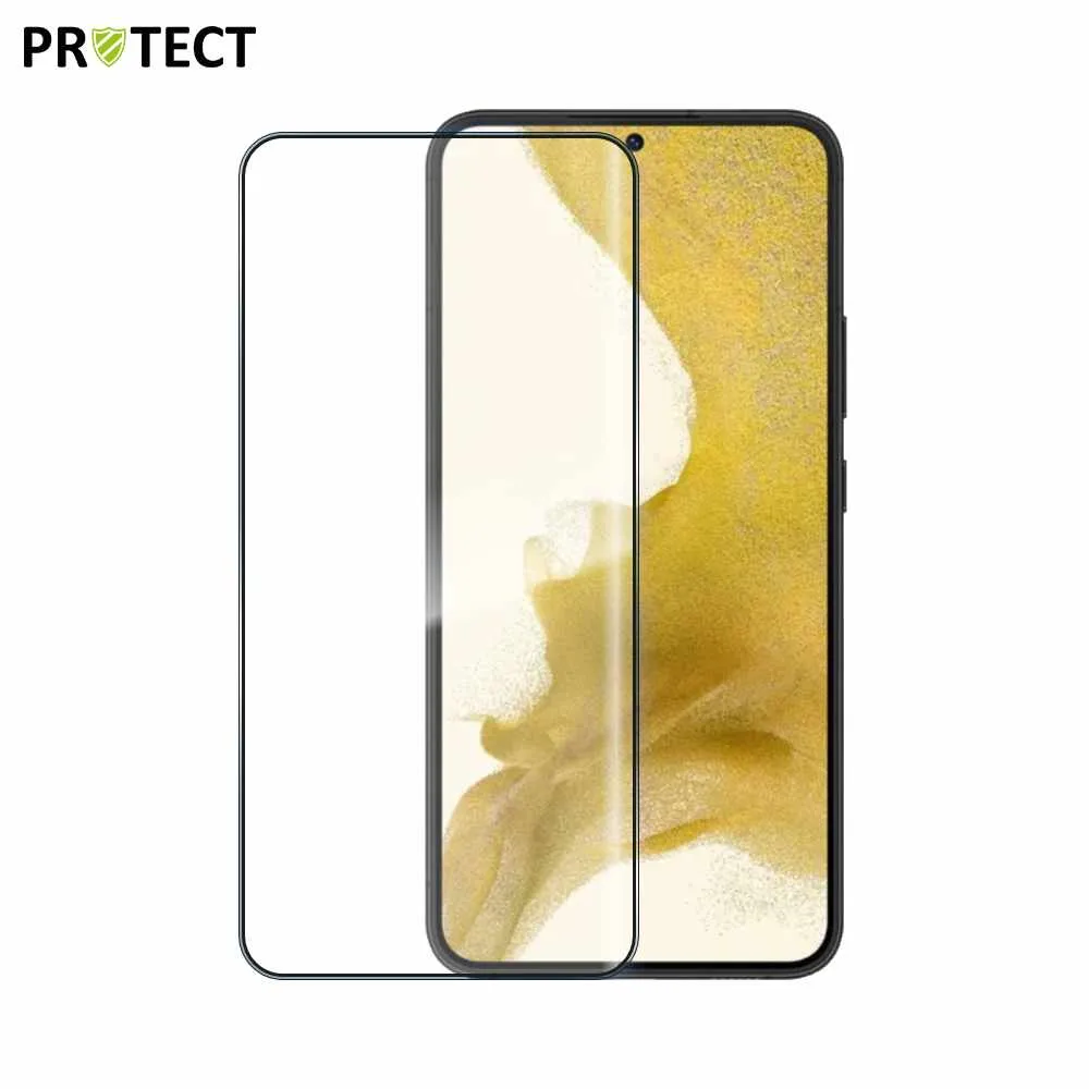 Verre Trempé Intégral PROTECT pour Samsung Galaxy S22 Plus S906 Noir