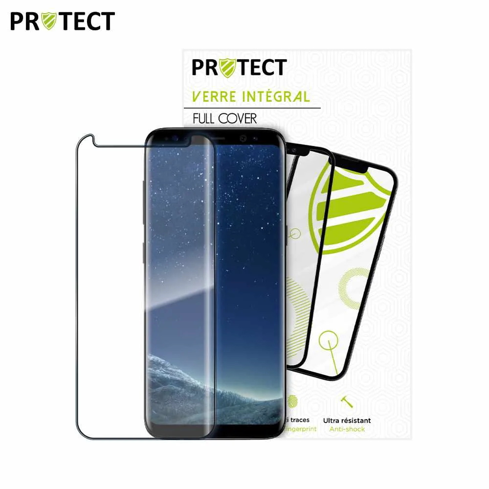 Verre Trempé Intégral PROTECT pour Samsung Galaxy S8 G950 Noir — vue 2