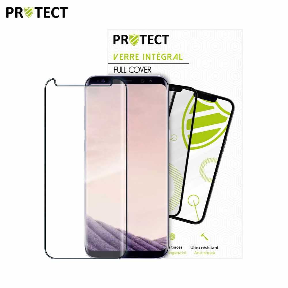 Verre Trempé Intégral PROTECT pour Samsung Galaxy S8 Plus G955 Noir — vue 2