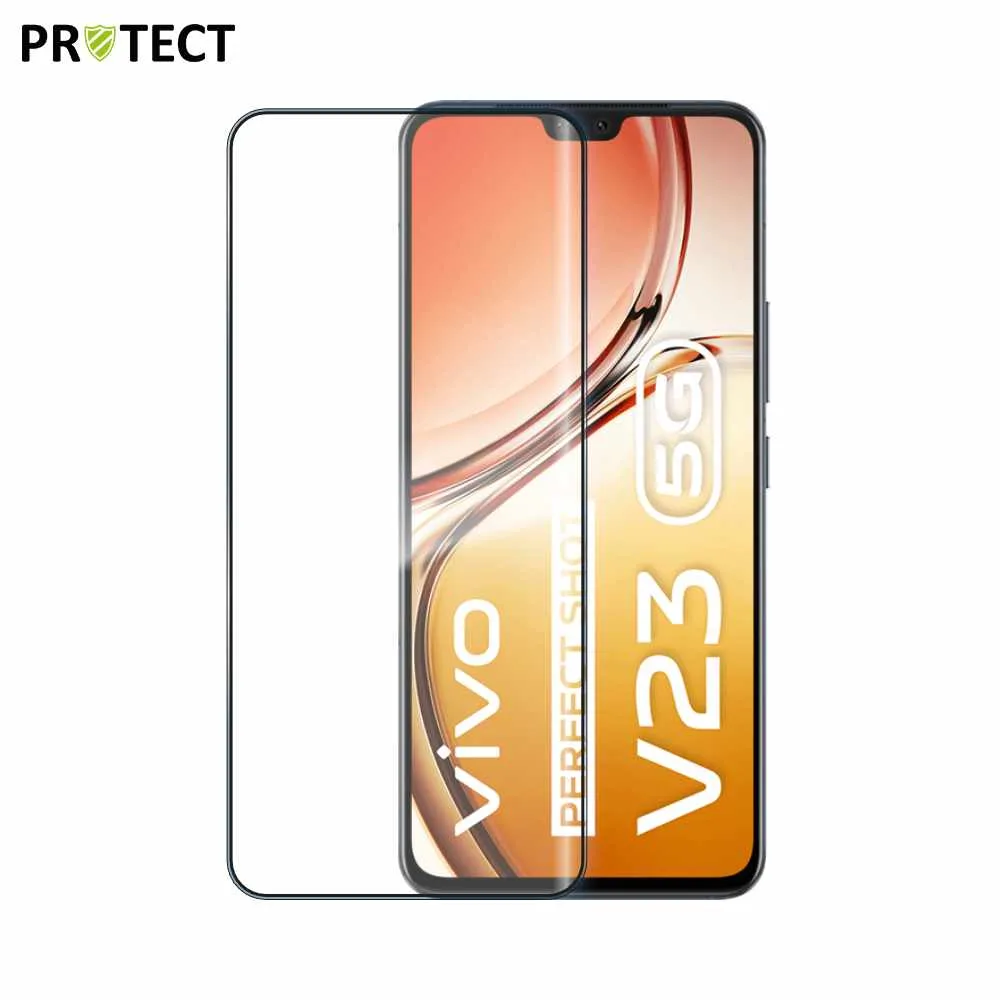 Verre Trempé Intégral PROTECT pour Vivo V23 5G Noir