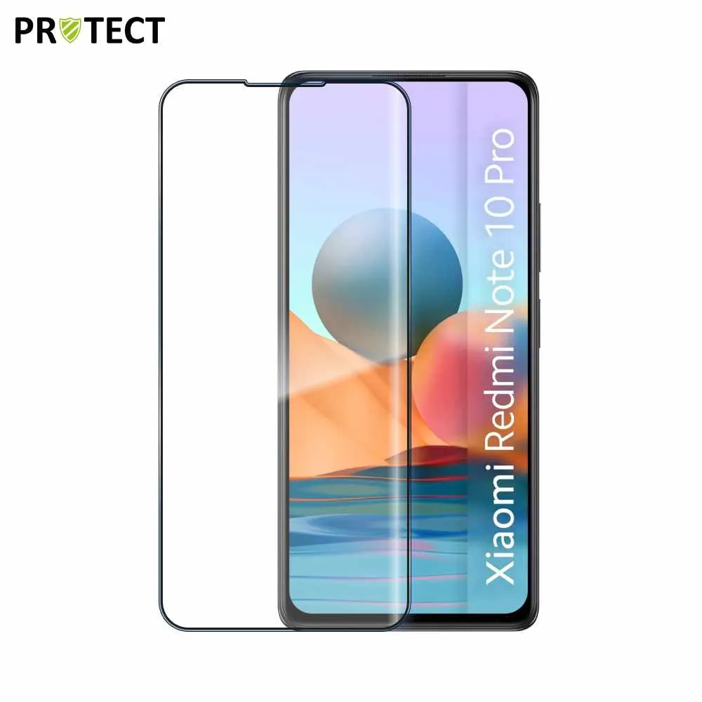 Verre Trempé Intégral PROTECT pour Xiaomi Redmi Note 10 Pro 4G Noir