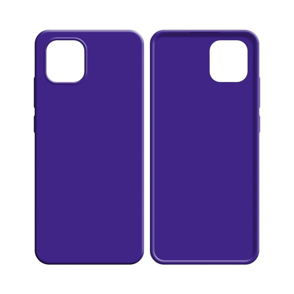 Coque Silicone Compatible pour Samsung Galaxy A03 A035F Mauve — vue 2