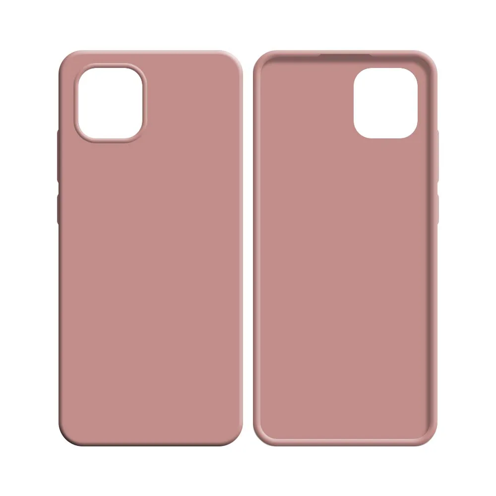 Coque Silicone Compatible pour Samsung Galaxy A03 A035F Rose — vue 2