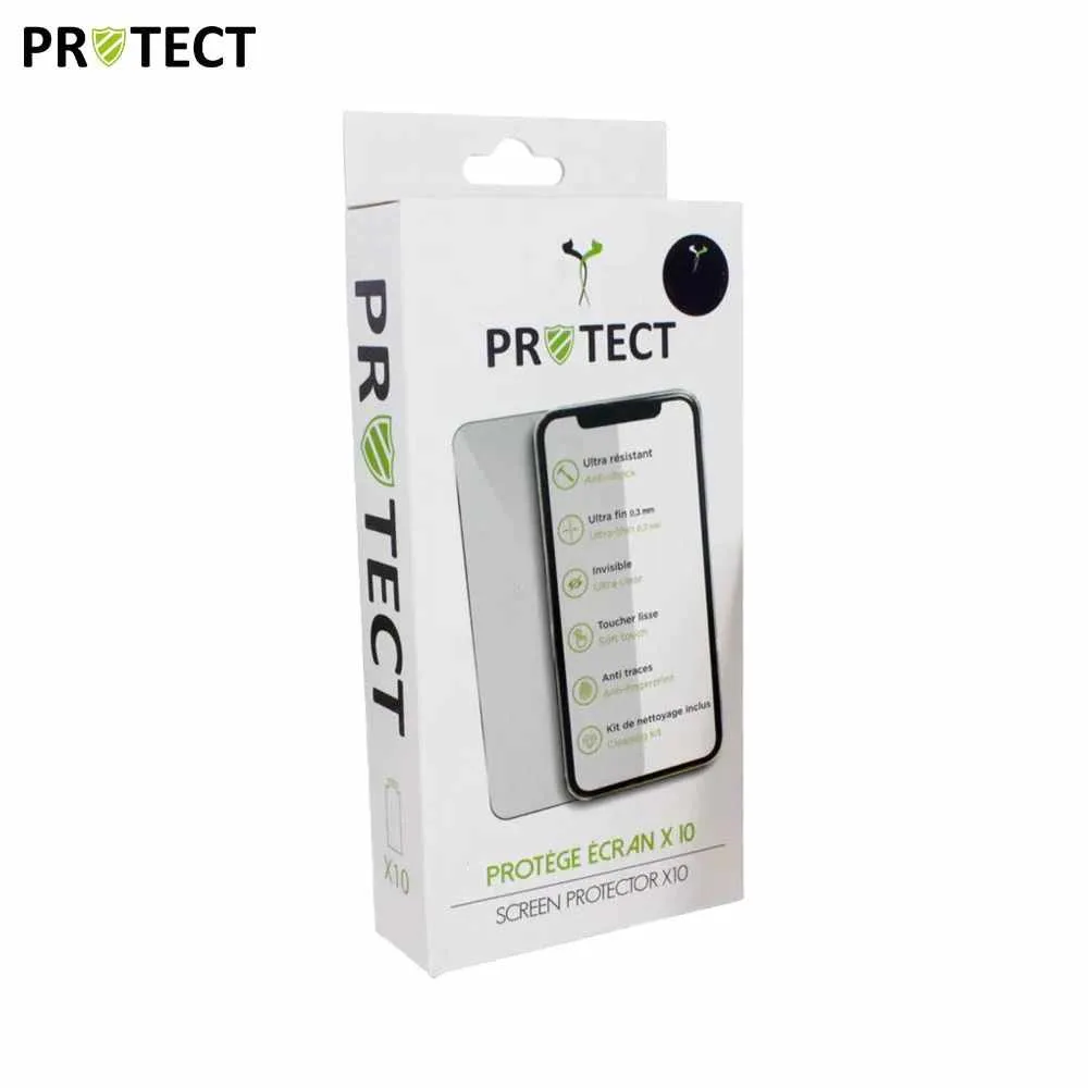 Pack Verre Trempé Classique PROTECT pour Samsung Galaxy A13 4G A135 x10 Transparent — vue 2