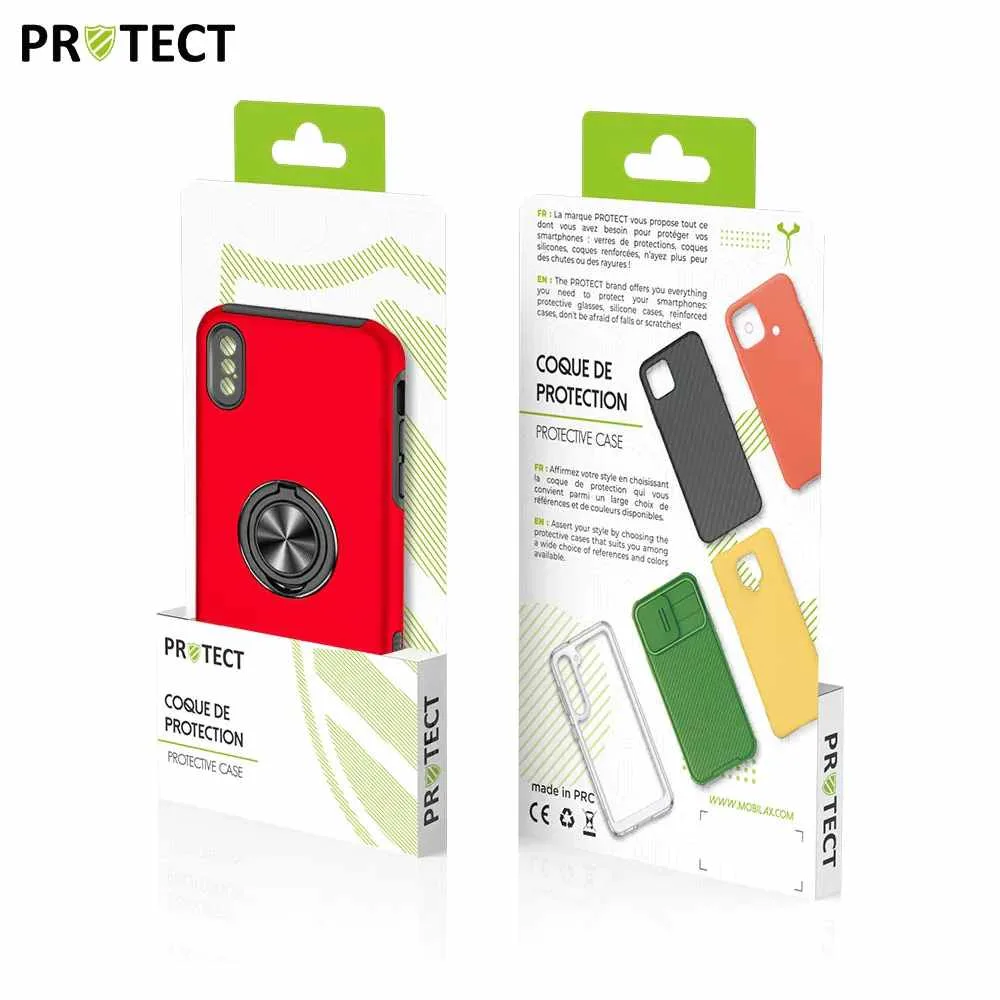 Coque de Protection IE013 PROTECT pour Apple iPhone X & XS Rouge — vue 2