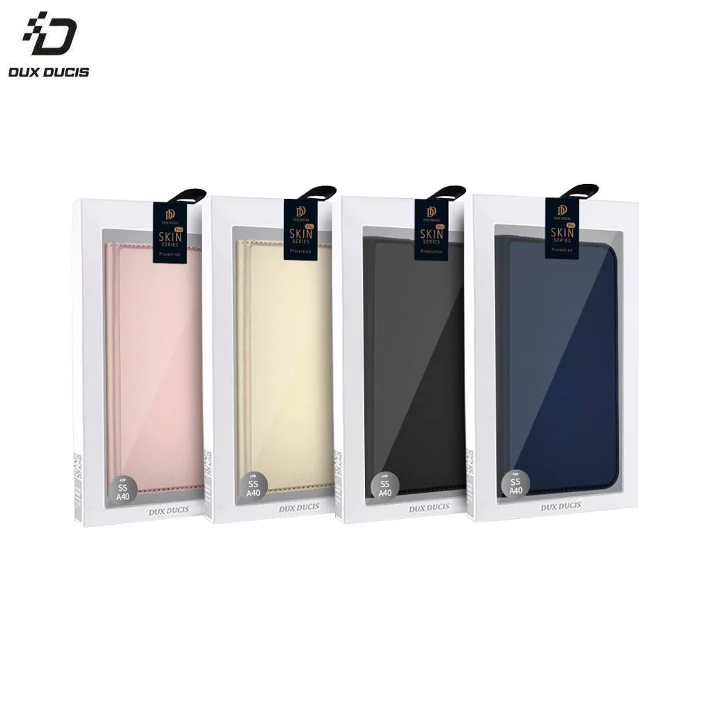 Housse de Protection Skin Pro Dux Ducis pour Samsung Galaxy A40 A405 Noir — vue 2