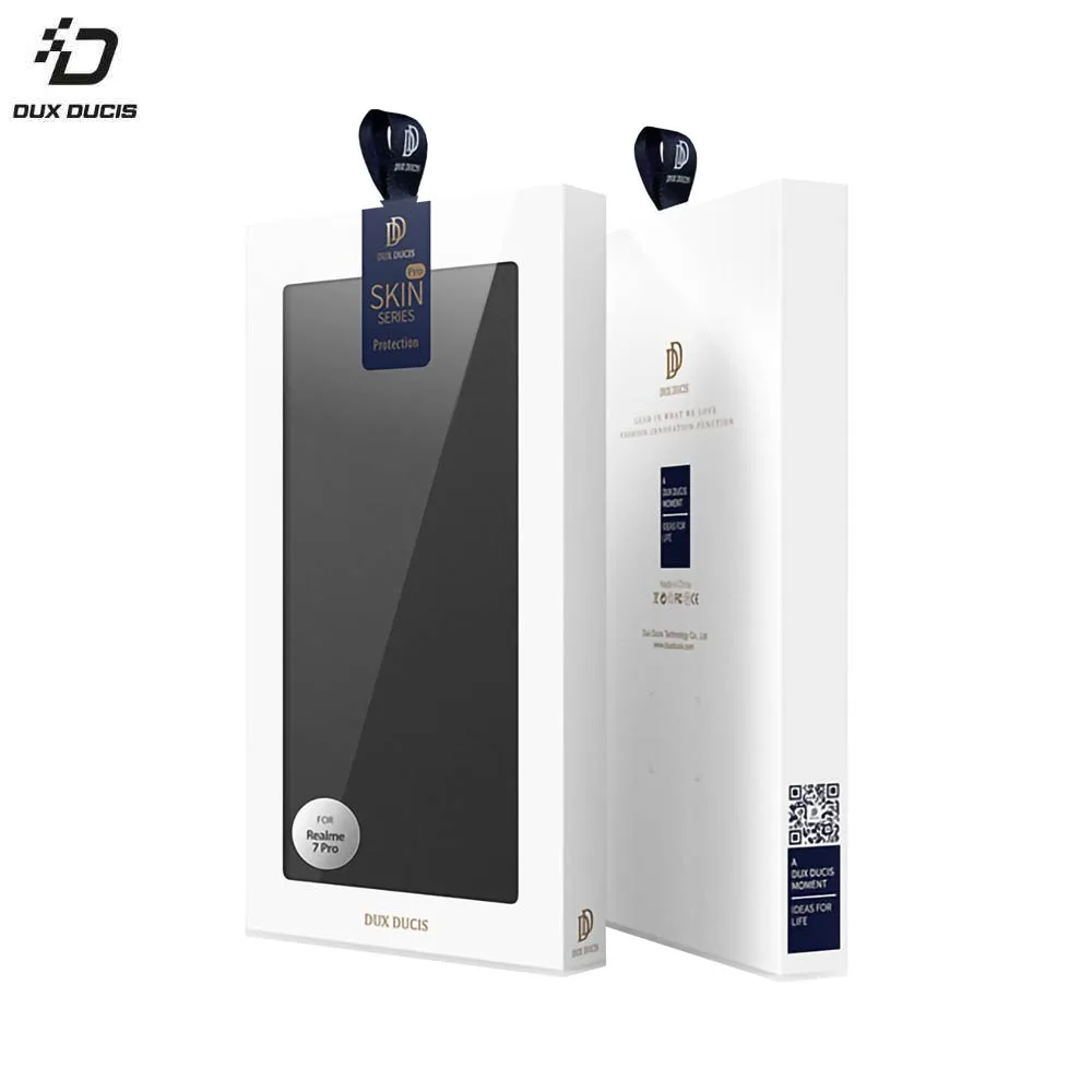 Housse de Protection Skin Pro Dux Ducis pour Realme 7 Pro Noir — vue 2