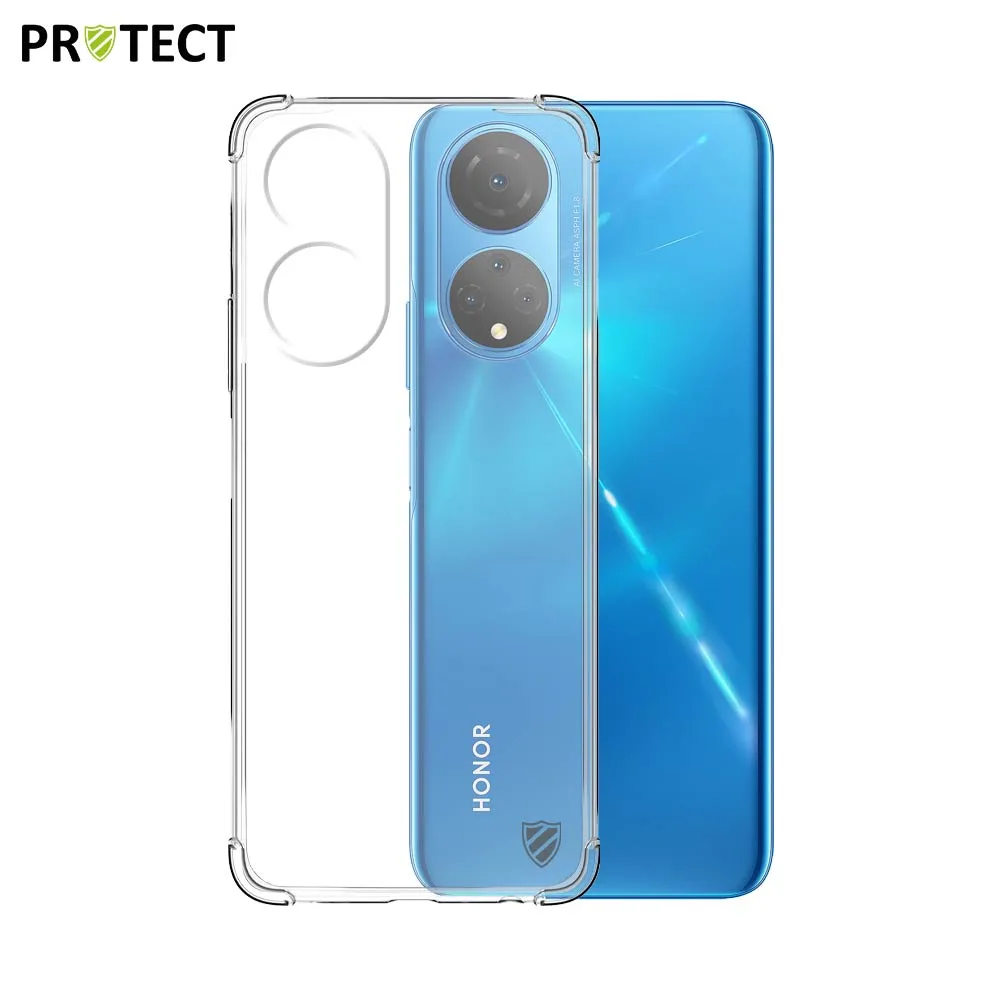 Coque Silicone Renforcée PROTECT pour Honor X7 Transparent