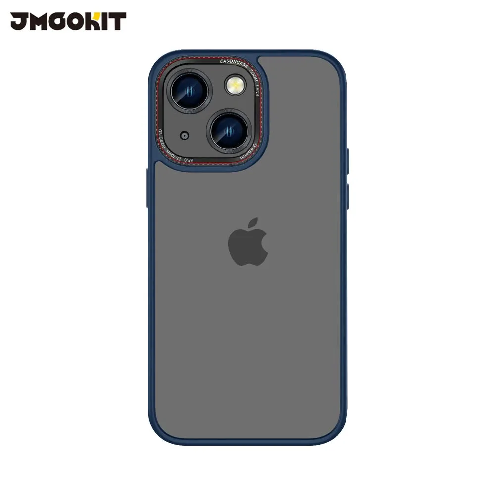 Coque de Protection Canon Lens JMGOKIT pour Apple iPhone 15 Bleu — vue 2