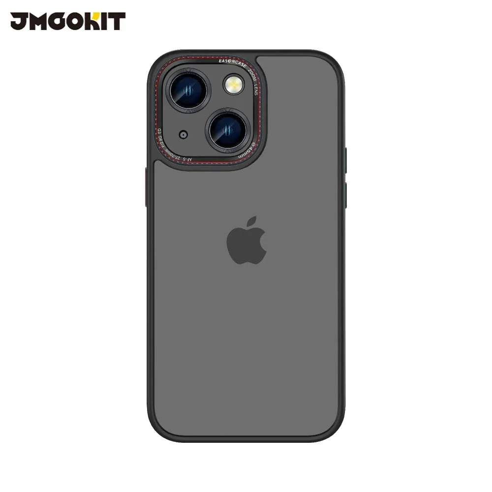 Coque de Protection Canon Lens JMGOKIT pour Apple iPhone 15 Noir