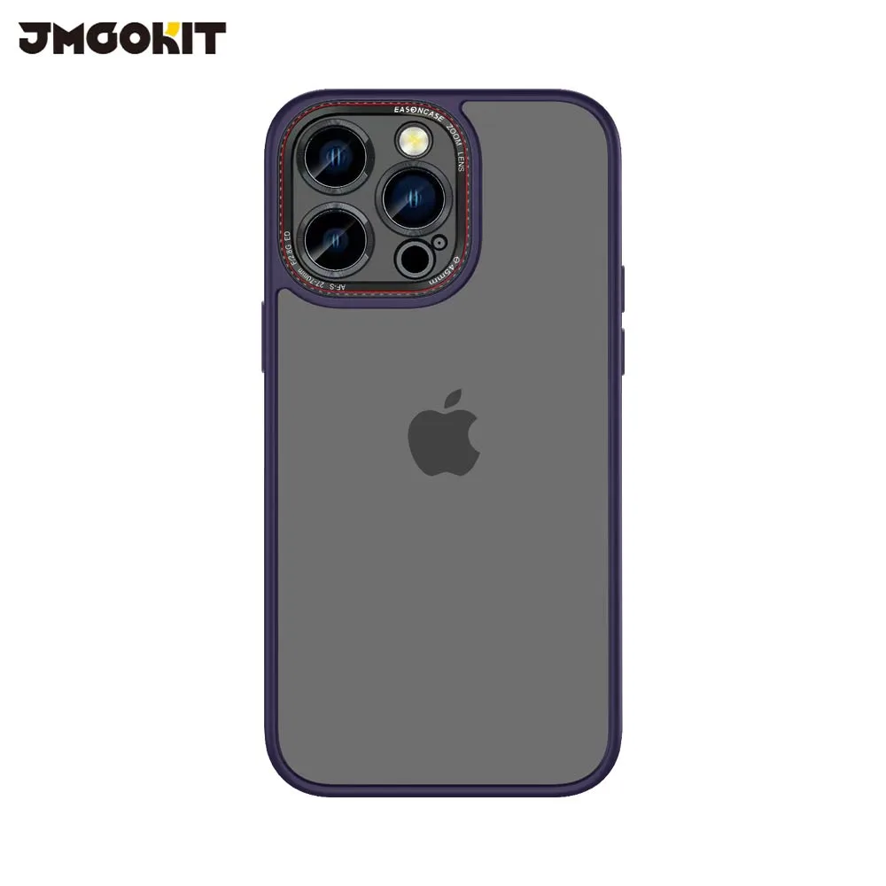 Coque de Protection Canon Lens JMGOKIT pour Apple iPhone 15 Pro Violet