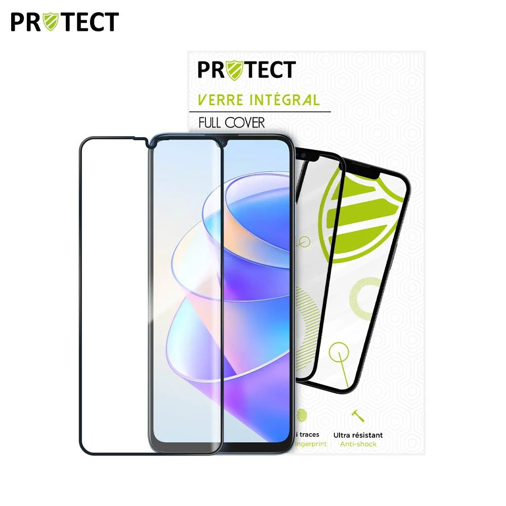 Verre Trempé Intégral PROTECT pour Honor X7a Noir — vue 2