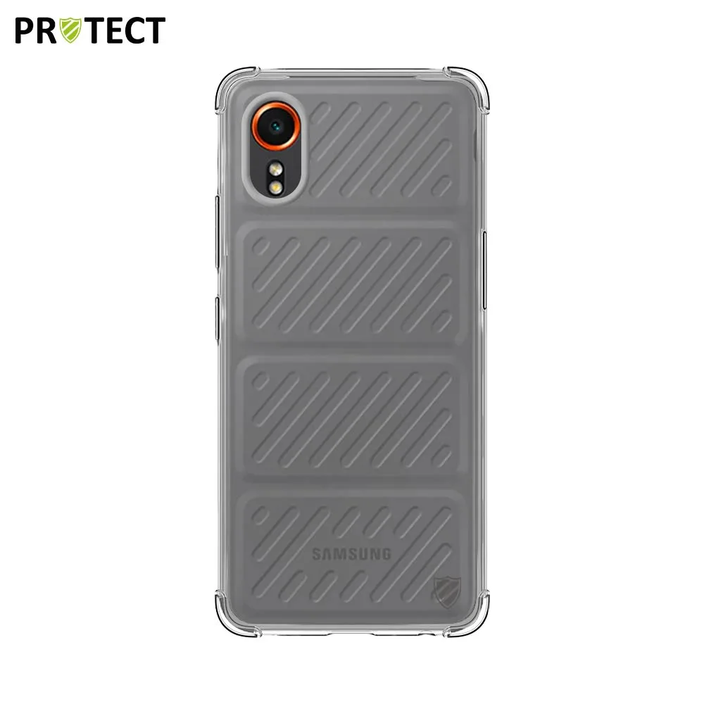 Coque Silicone Renforcée PROTECT pour Samsung Galaxy Xcover 7 G556 Transparent — vue 2