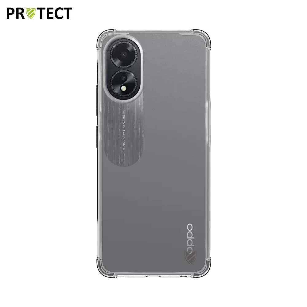 Coque Silicone Renforcée PROTECT pour OPPO A18 Transparent — vue 2