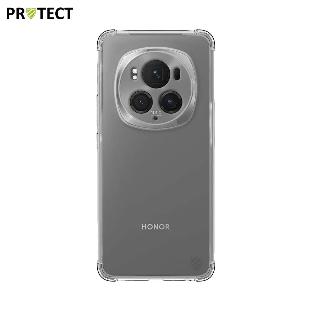 Coque Silicone Renforcée PROTECT pour Honor Magic 6 Pro Transparent — vue 2